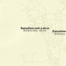 Bilibino Street Map