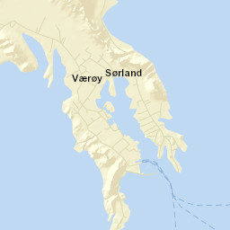 Værøy Street Map