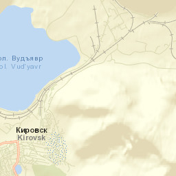 Kirovsk Street Map