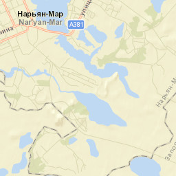 Nar'yan-Mar Street Map