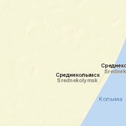 Srednekolymsk Street Map
