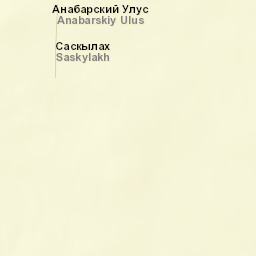 Saskylakh Street Map
