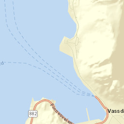 Øksfjord Street Map