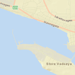Vadsø Street Map