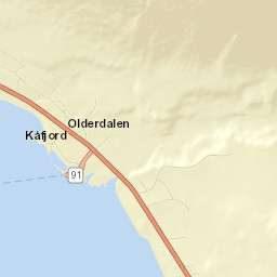 Olderdalen Street Map