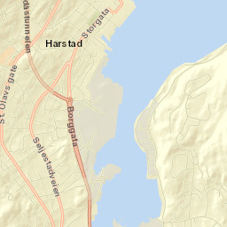 Harstad Street Map