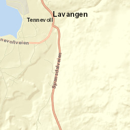 Lavangen Street Map