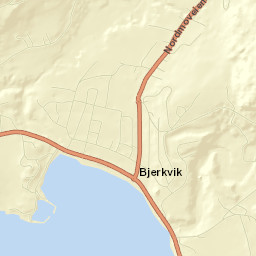 Bjerkvik Street Map