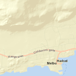 Melbu Street Map