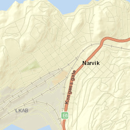 Narvik Street Map