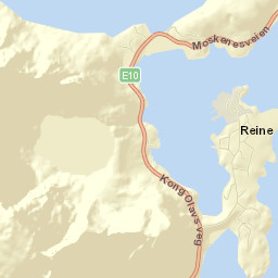 Moskenes Street Map