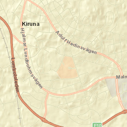 Kiruna Street Map