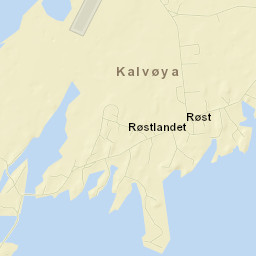 Røst Street Map