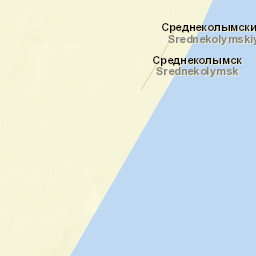 Srednekolymsk Street Map
