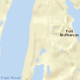 Fort McPherson Street Map