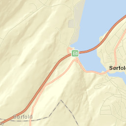 Sørfold Street Map