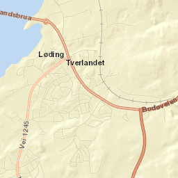 Løding Street Map