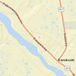 Savukoski Street Map