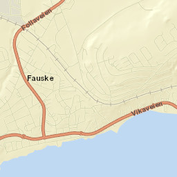 Fauske Street Map