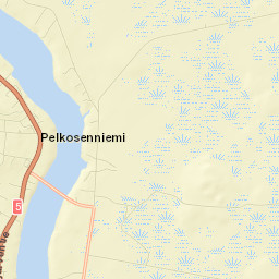 Pelkosenniemi Street Map