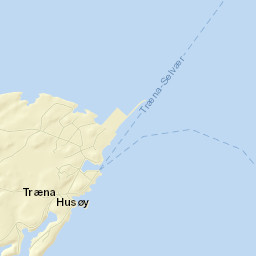 Træna Street Map