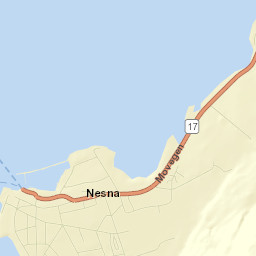 Nesna Street Map