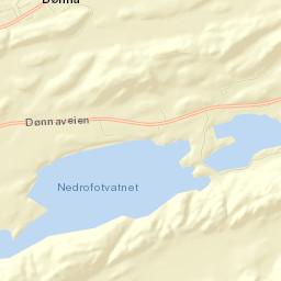 Dønna Street Map
