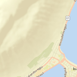 Ísafjörður Street Map