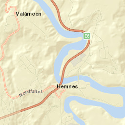 Hemnes Street Map