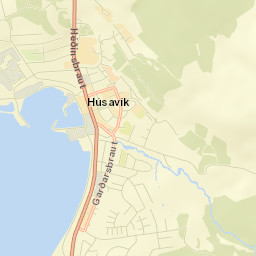 Húsavík Street Map