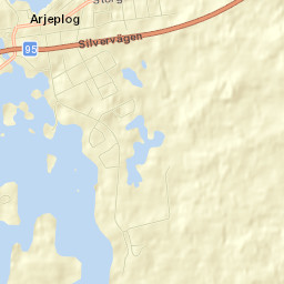 Arjeplog Street Map
