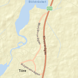 Töre Street Map