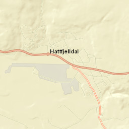 Hattfjelldal Street Map