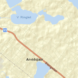 Arvidsjaur Street Map
