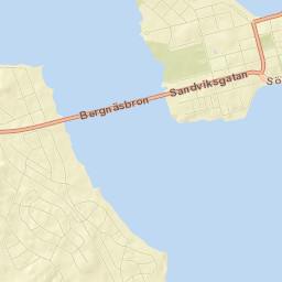 Bergnäset Street Map