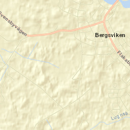 Bergsviken Street Map