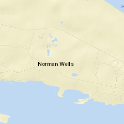 Norman Wells Street Map