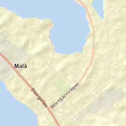 Malå Street Map