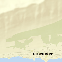 Neskaupstaður Street Map