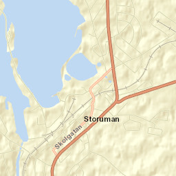 Storuman Street Map