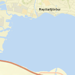 Reyðarfjörður Street Map