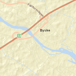Byske Street Map