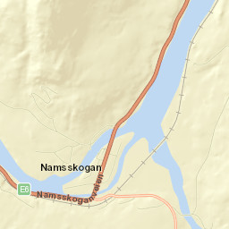 Namsskogan Street Map