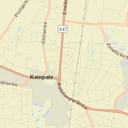 Kempele Street Map