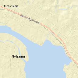 Ursviken Street Map