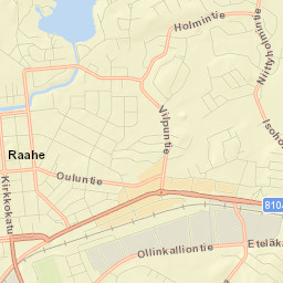 Raahe Street Map