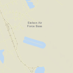 Eielson Air Force Base Street Map