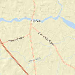 Bureå Street Map