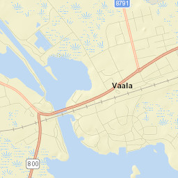 Vaala Street Map