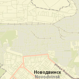 Novodvinsk Street Map